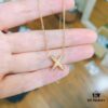CHAUMET Liens Collection Cross Pendant Necklace
