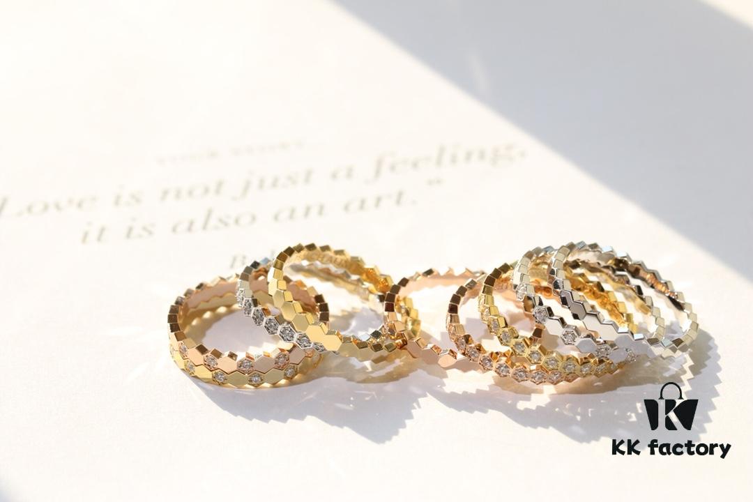 6930006c99f2d84055c8ec44 Chaumet Liens Honeycomb Collection Ring – Available in Plain, Half-Diamond, and Full-Diamond Versions