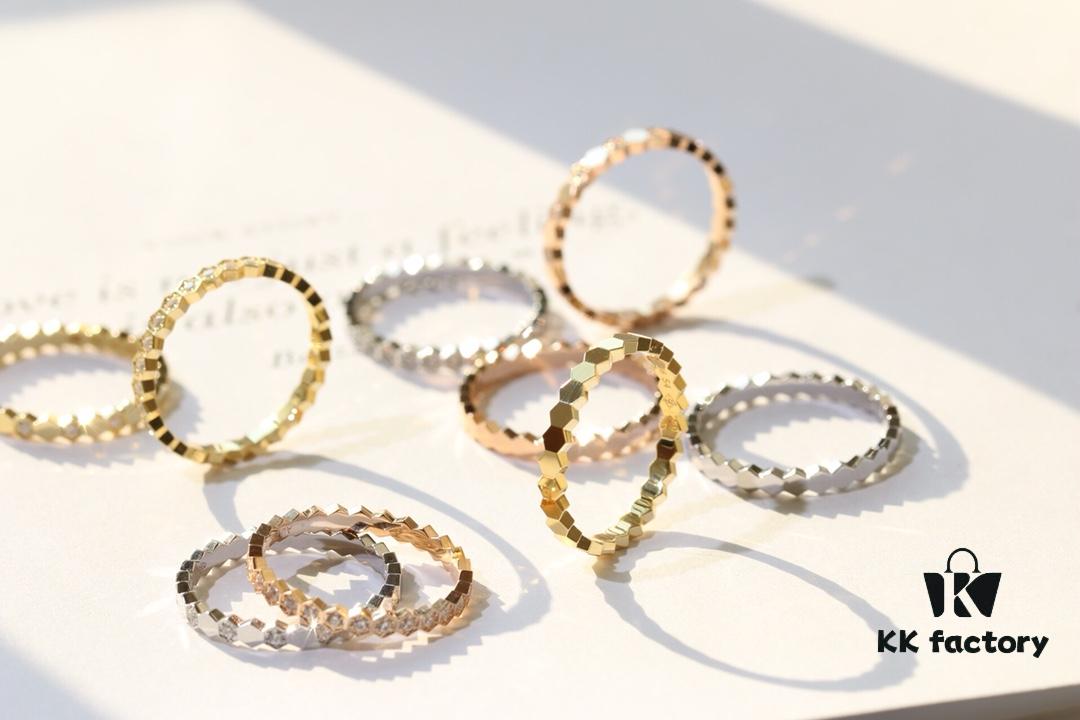 6930006c99f2d84055c8ec45 Chaumet Liens Honeycomb Collection Ring – Available in Plain, Half-Diamond, and Full-Diamond Versions