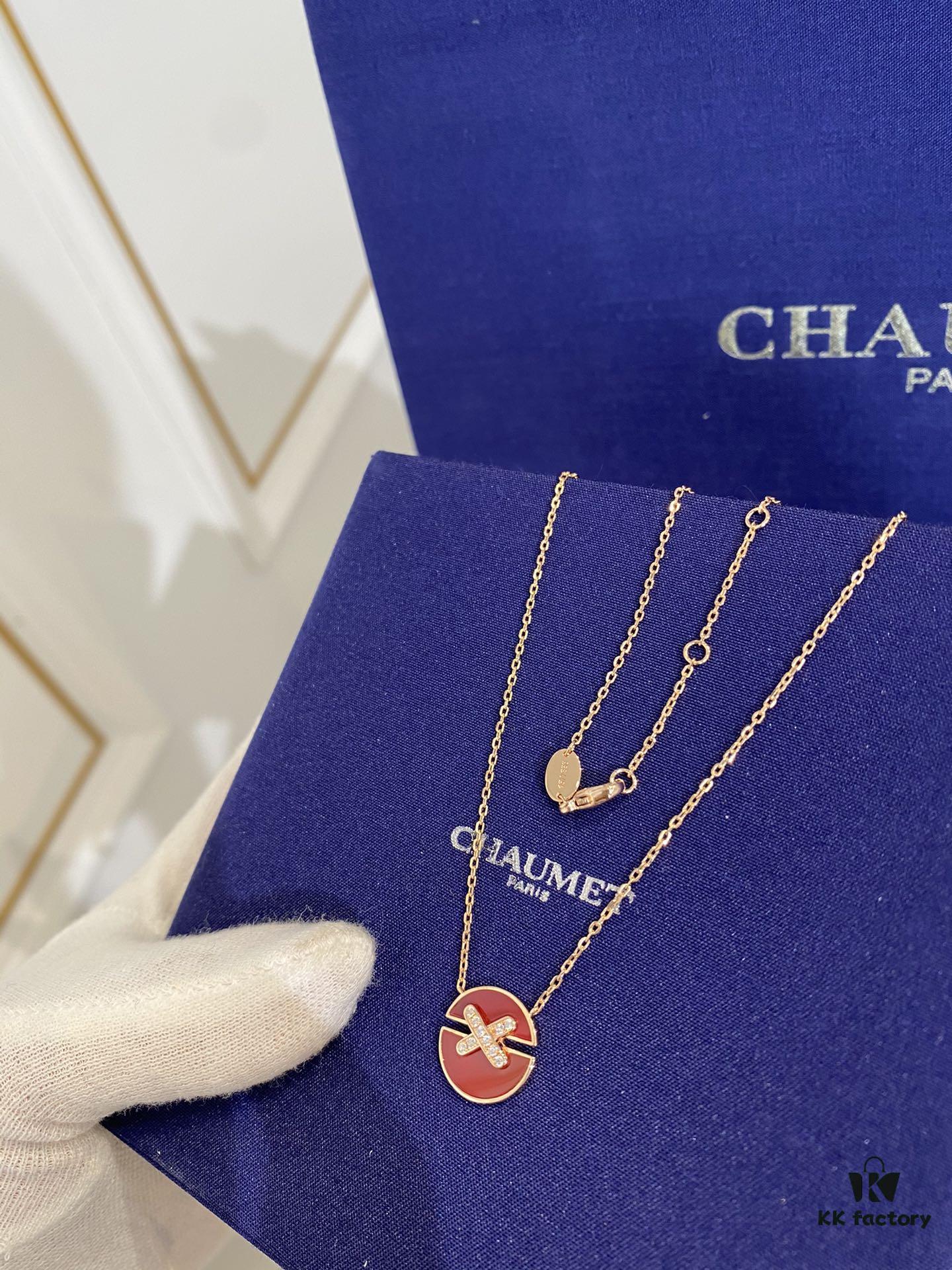 6930008699f2d84055c8ec57 SOPHIA Xiangyu Paris Small Crossed Circle Necklace - 'Perfect Bond, Wishes Fulfilled'