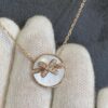 6930008c99f2d84055c8ec5c Spherical Harmony Necklace from CHAUMET, Small Crossed Circular Pendant, Symbolizing Perfect Union and Fulfilled Wishes