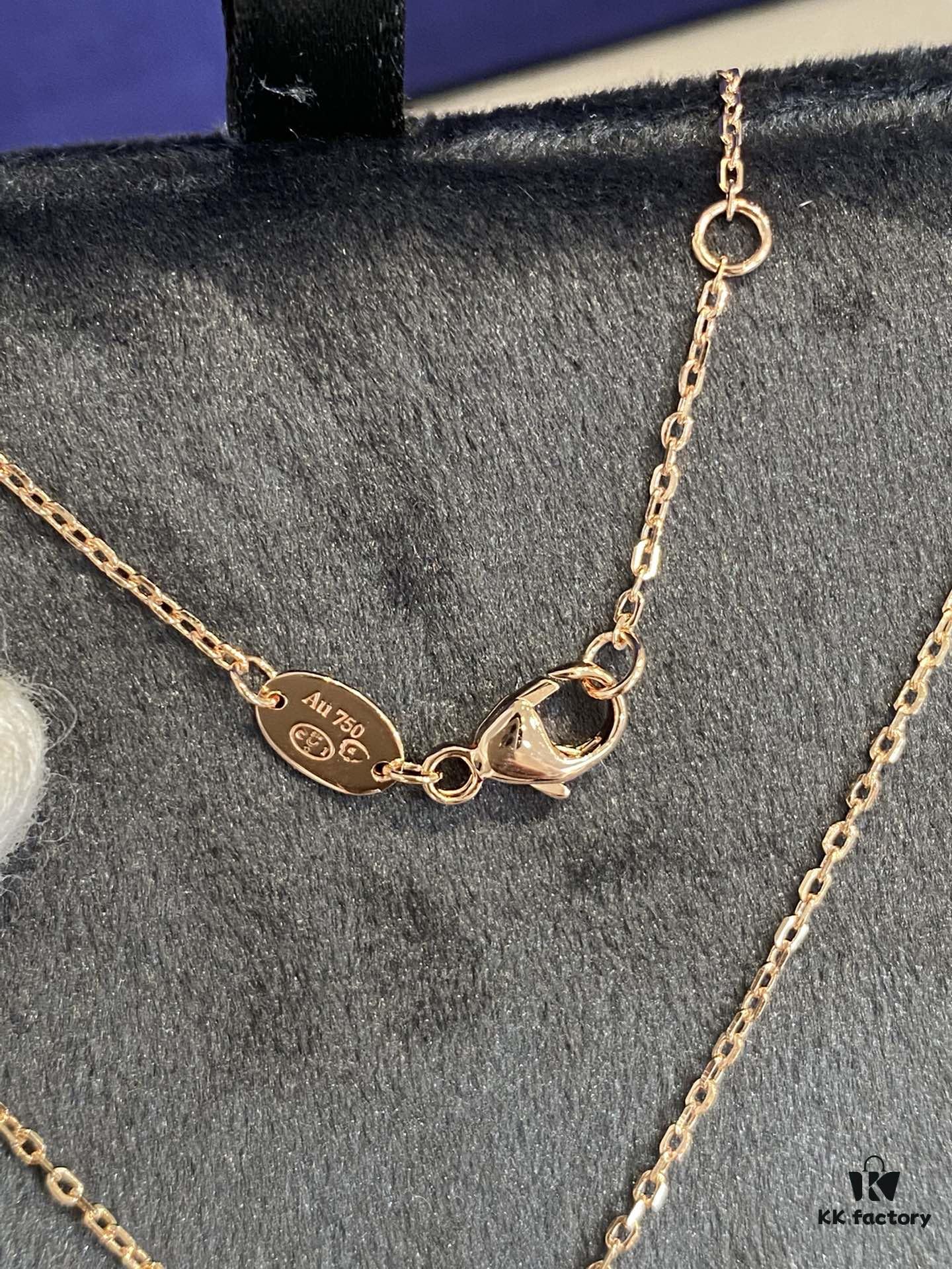 6930008d99f2d84055c8ec5f Spherical Harmony Necklace from CHAUMET, Small Crossed Circular Pendant, Symbolizing Perfect Union and Fulfilled Wishes