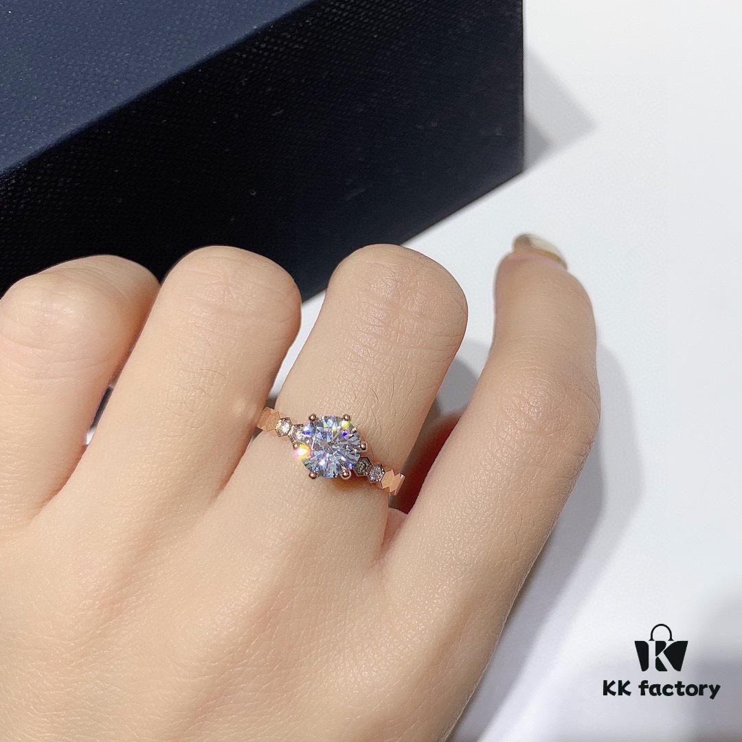 6930009d99f2d84055c8ec70 Chaumet Paris Hive Solitaire Ring, Bridal Diamond Iconic Design, Elegant and Radiant