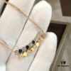693000af99f2d84055c8ec8b CH@UMET Honeycomb Diamond-Cut Necklace, Dual-Finish Design, CNC Precision Carved with Full Hand-Set Stones, Double-Sided Wearable V-Gold Plated Jewelry in Silver and Rose Gold, 39-43cm Length