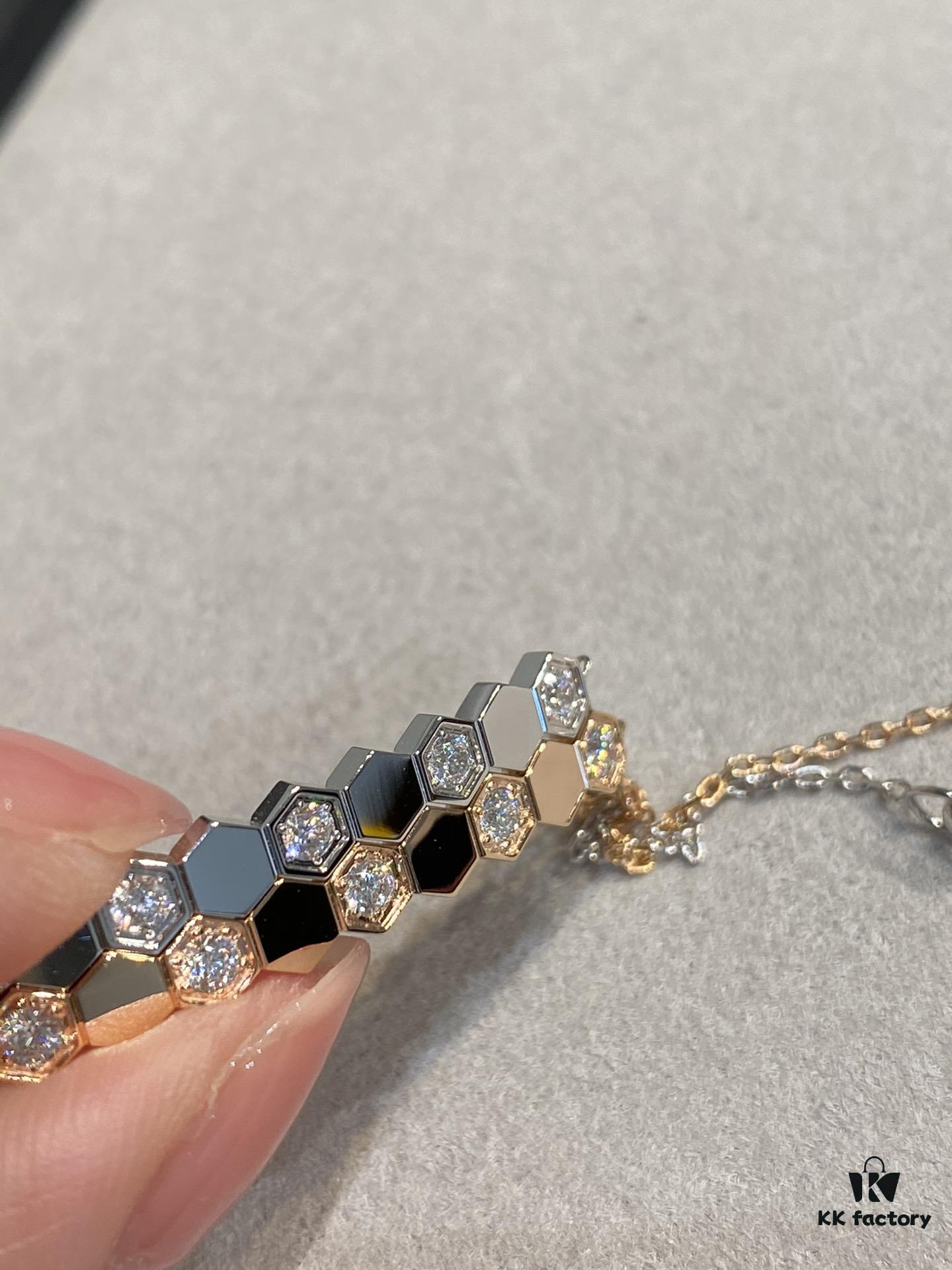 693000be99f2d84055c8ec9c CH@UMET Shangmei Bee My Love Honeycomb Bracelet - New Arrival Rose Gold & White Gold V Gold Plated Thick Gold Luxury Jewelry
