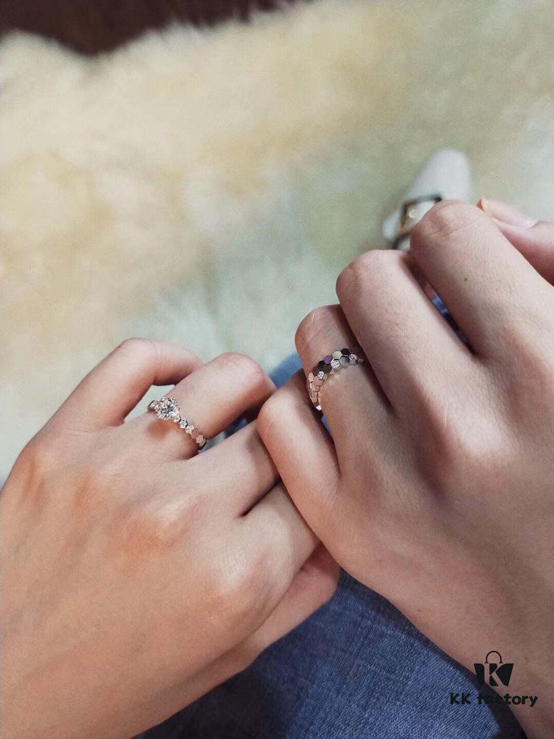 693000e399f2d84055c8ecc9 Honeycomb Ring Unisex, Perfect as a Couple's Ring