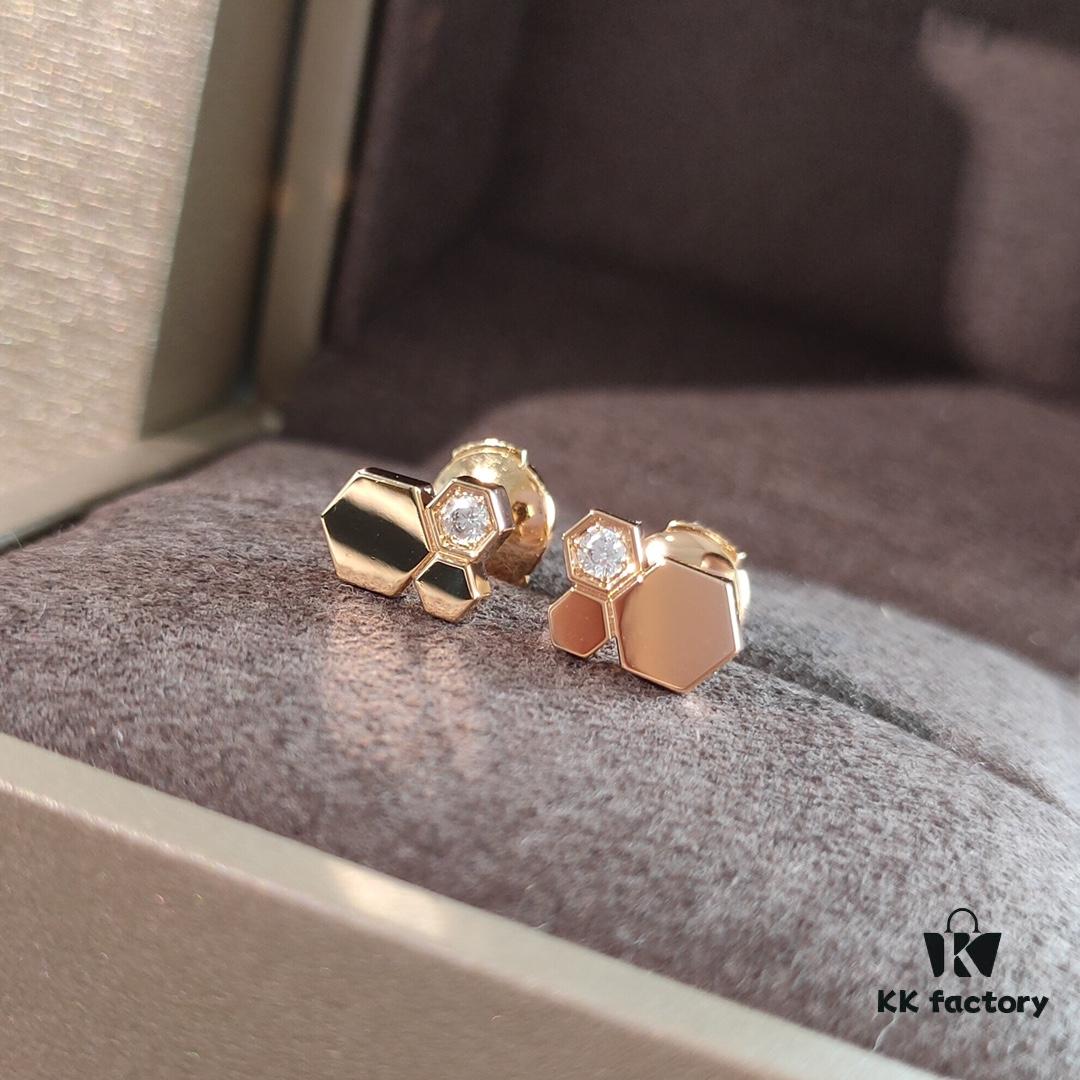 693000fa99f2d84055c8ece4 SOPHIA PARIS Bee My Love Earrings, Liu Yifei's Same Style Honeycomb Design, Delicate and Exquisite Jewelry Piece