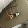 6930010c99f2d84055c8ecf1 CHAUMET Honeycomb Half-Diamond Small Cylinder Necklace, Two Tones, Double-Sided Wearing, V-Gold Material