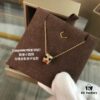 6930010d99f2d84055c8ecf2 CHAUMET Honeycomb Half-Diamond Small Cylinder Necklace, Two Tones, Double-Sided Wearing, V-Gold Material