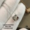 6930010f99f2d84055c8ecf3 CHAUMET Honeycomb Half-Diamond Small Cylinder Necklace, Two Tones, Double-Sided Wearing, V-Gold Material