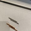 6930011f99f2d84055c8ecfb Shangmei Honeycomb Earrings, Long Style, Seamless Stacking Design with Precision-Crafted Ear Pins