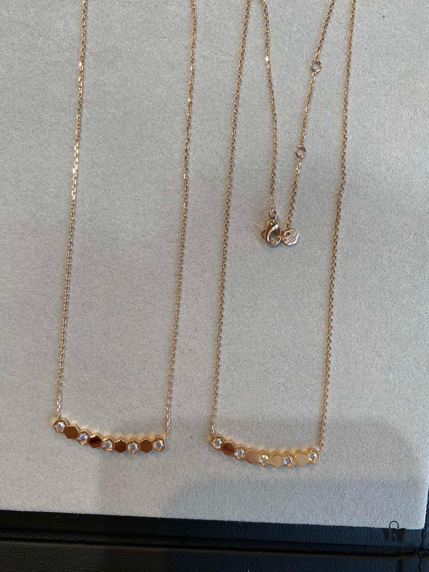 SAMMIX Honeycomb Bracelet, Stud Earrings, Ring, Necklace