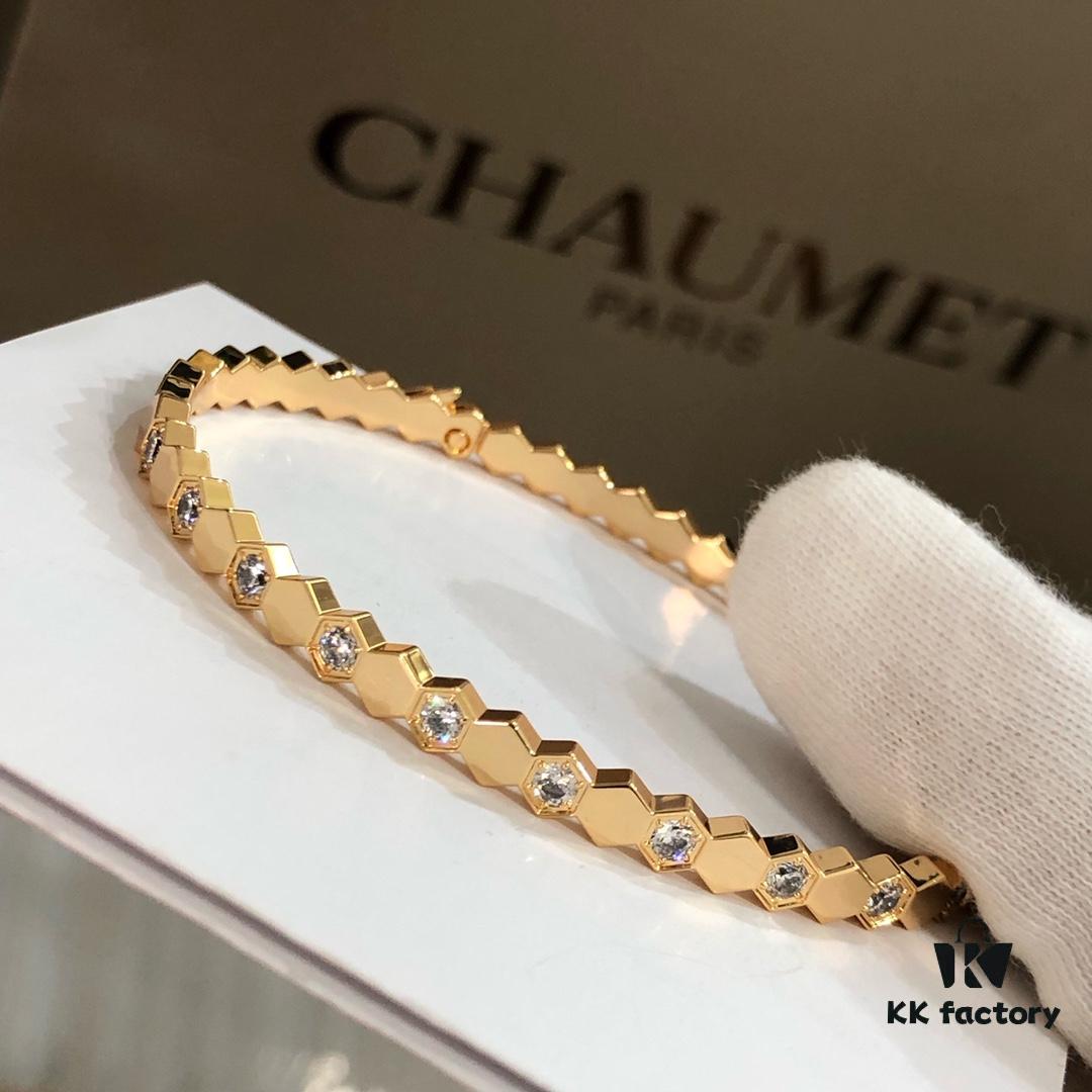 6930015b99f2d84055c8ed30 CHUMET Shangmei Honeycomb Diamond Bracelet, Three Colors Available