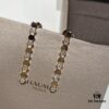 6930017f99f2d84055c8ed52 V Gold Material Shang* Honeycomb Earrings Long Style, Minimalist Design, Luxury Jewelry Custom