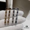 6930018099f2d84055c8ed54 V Gold Material Shang* Honeycomb Earrings Long Style, Minimalist Design, Luxury Jewelry Custom