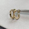 6930019b99f2d84055c8ed6e Ch@umet Shangmei Bee My Love Series Geometric Honeycomb Inspired 18K Thick Gold Plated Circular Earrings
