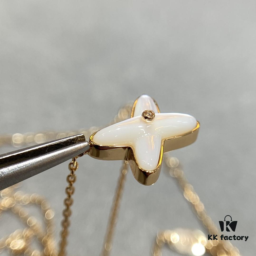 693001a199f2d84055c8ed74 Chaumet Cartier White Mother-of-Pearl Interlocking Necklace LIENS Enduring Bond • A Lifetime