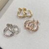 693001a299f2d84055c8ed76 Ch@umet Shangmei Bee My Love Series Geometric Honeycomb Inspired 18K Thick Gold Plated Circular Earrings