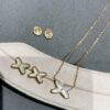 Cross Necklace and Stud Earrings Set, Ready Stock Available