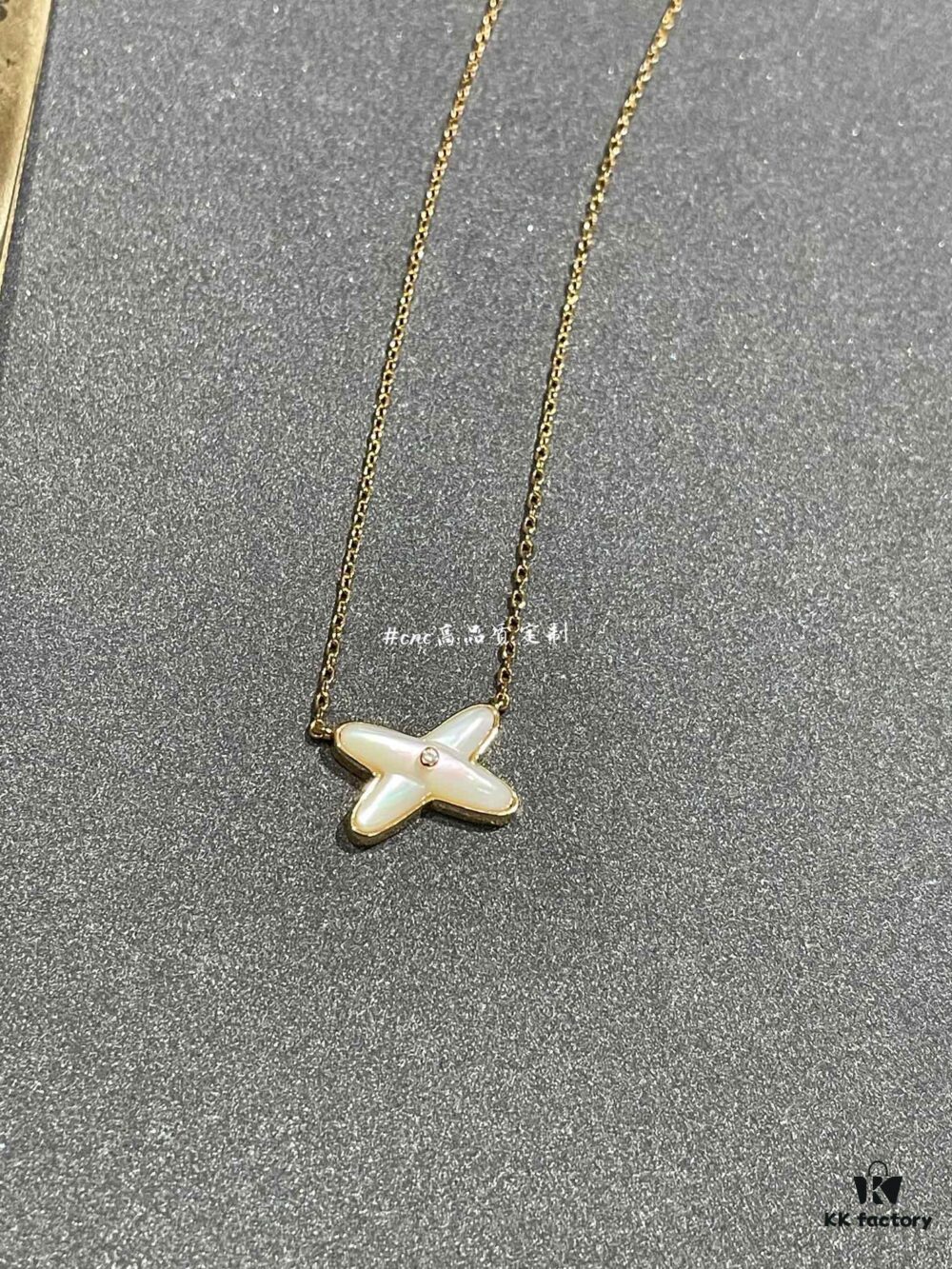 693001b399f2d84055c8ed87 Chaumet Bestseller! White Shell Cross Necklace – In Stock
