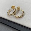 693001b599f2d84055c8ed89 Ch@umet Shangmei Bee My Love Series Geometric Honeycomb Inspired 18K Thick Gold Plated Circular Earrings