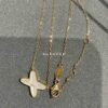 Chaumet Bestseller! White Shell Cross Necklace – In Stock