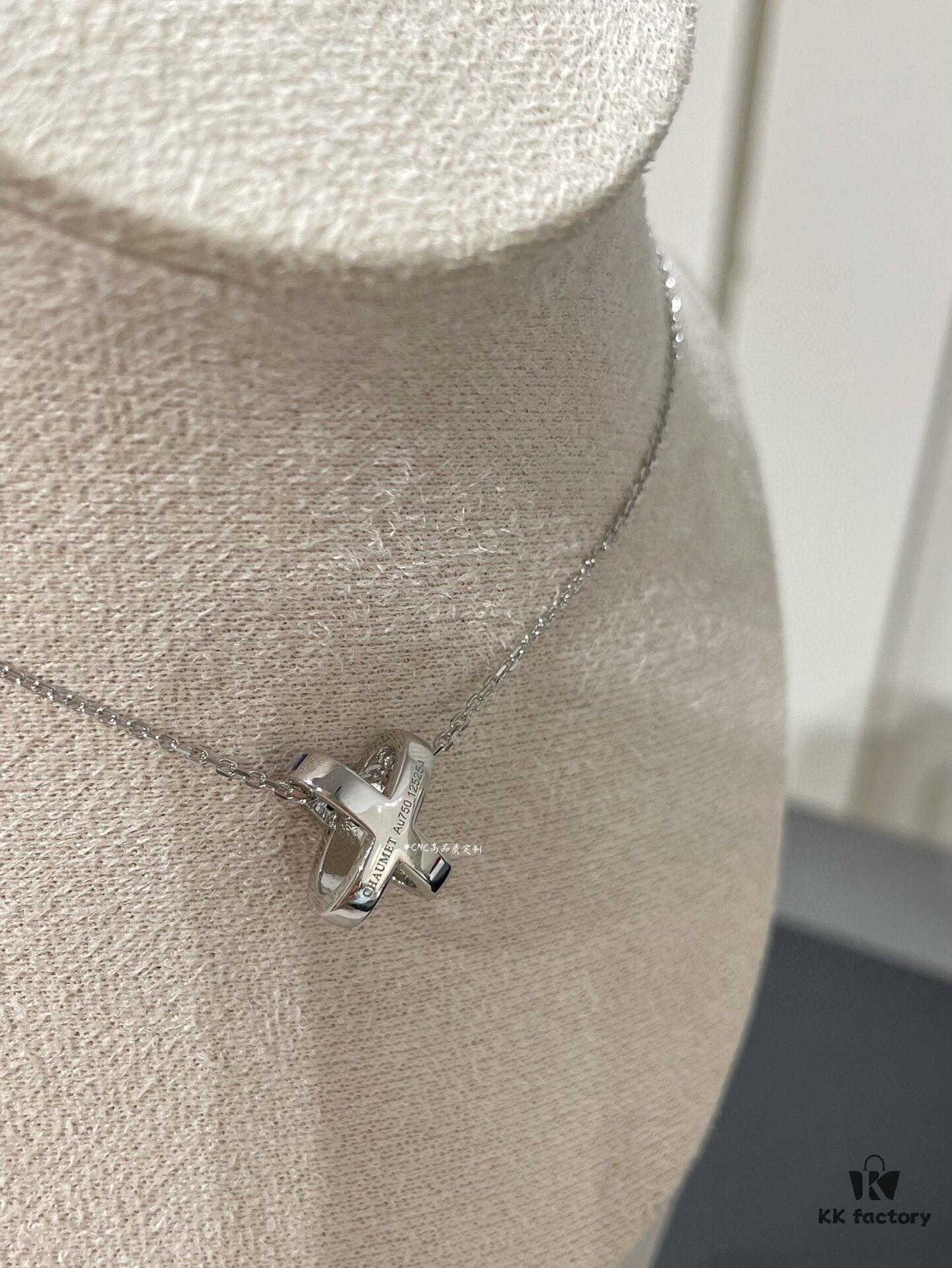 693001e999f2d84055c8edc8 CHAUMET Paris Jeux de Liens Harmony Sapphire Necklace, New Arrival