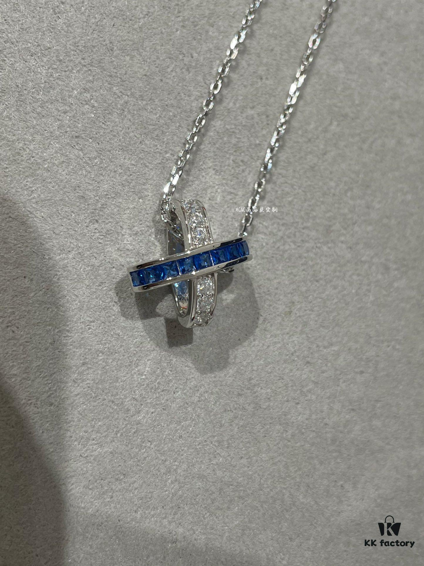 693001eb99f2d84055c8edca CHAUMET Paris Jeux de Liens Harmony Sapphire Necklace, New Arrival
