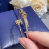 693001ee99f2d84055c8edcd CHAUMET Jeux de Liens Harmony Full Diamond Bracelet in Rose Gold and White Gold