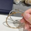 693001fd99f2d84055c8eddc CHAUMET Jeux de Liens Harmony Full Diamond Bracelet in Rose Gold and White Gold