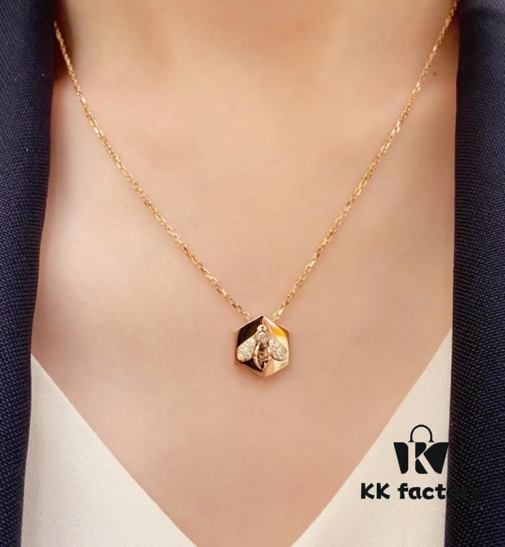 6930021299f2d84055c8edf7 Chaumet Bee My Love Badge Necklace with Brilliant-Cut Diamonds