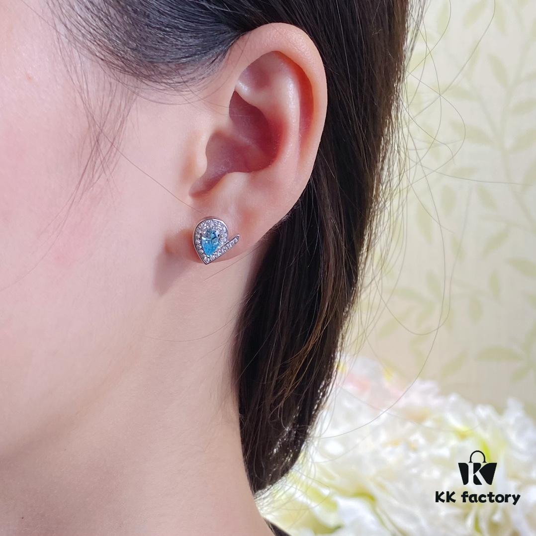 6930021899f2d84055c8edfd SAMMY Hailei Drop-shaped Earrings, Exquisitely Crafted with Micro-Pave Setting, Perfectly Matched for You — A Unique Custom Design Symbolizing Our Love