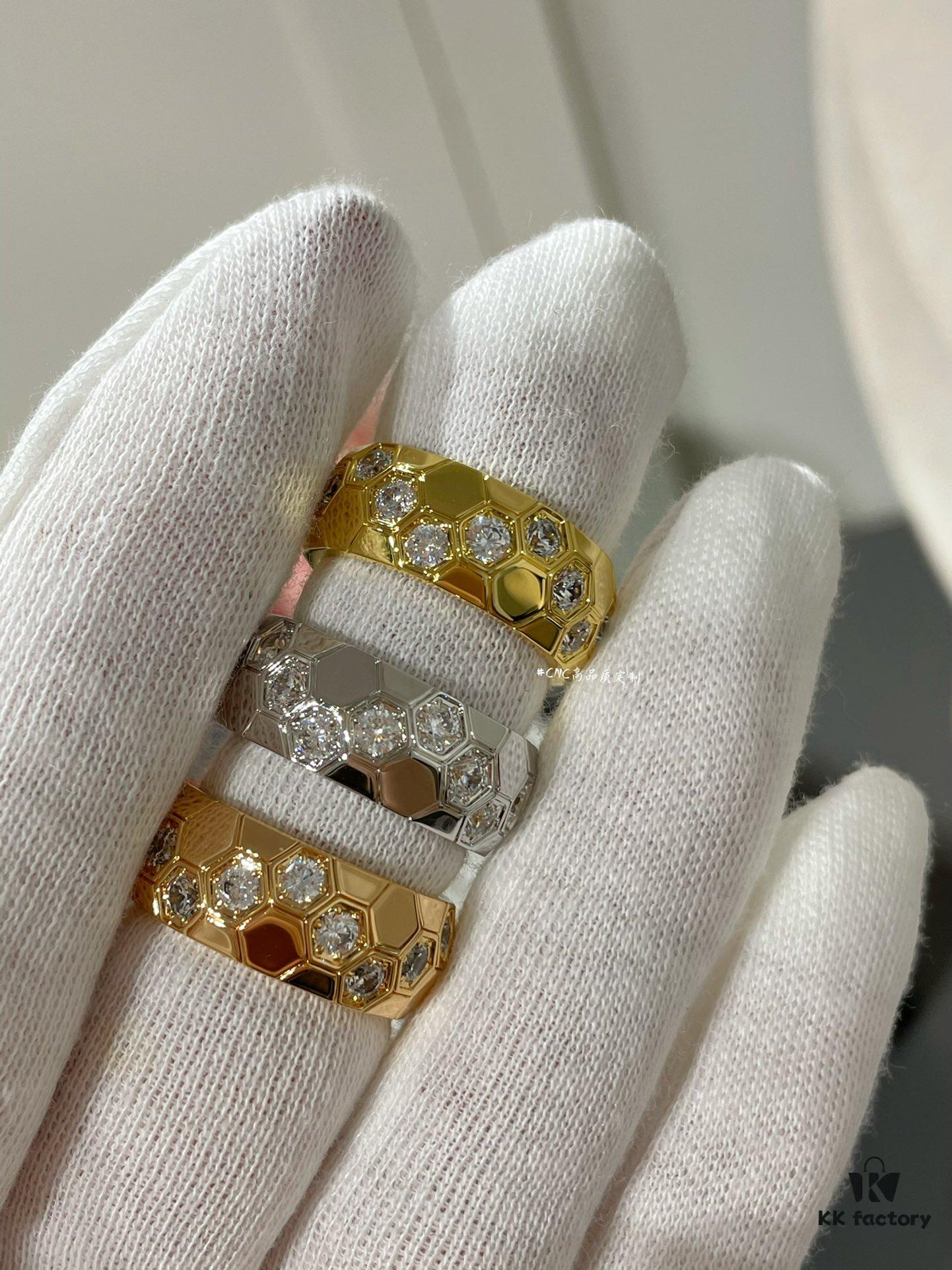 6930022699f2d84055c8ee17 Shangbee My Love New Honeycomb Ring, Boutique Design! High-End Jewelry Custom, Elegant and Full of Presence