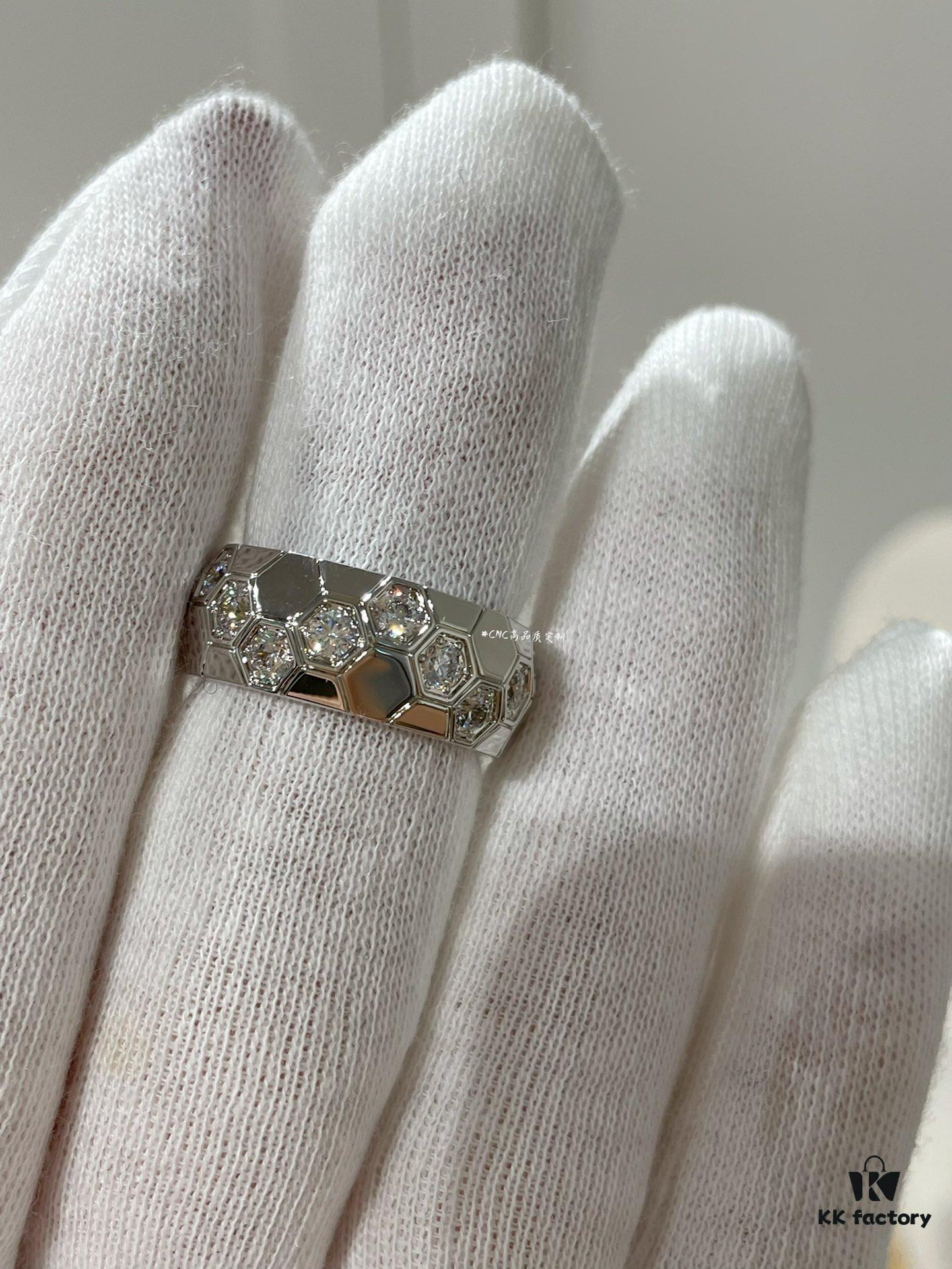 6930022999f2d84055c8ee1b Shangbee My Love New Honeycomb Ring, Boutique Design! High-End Jewelry Custom, Elegant and Full of Presence