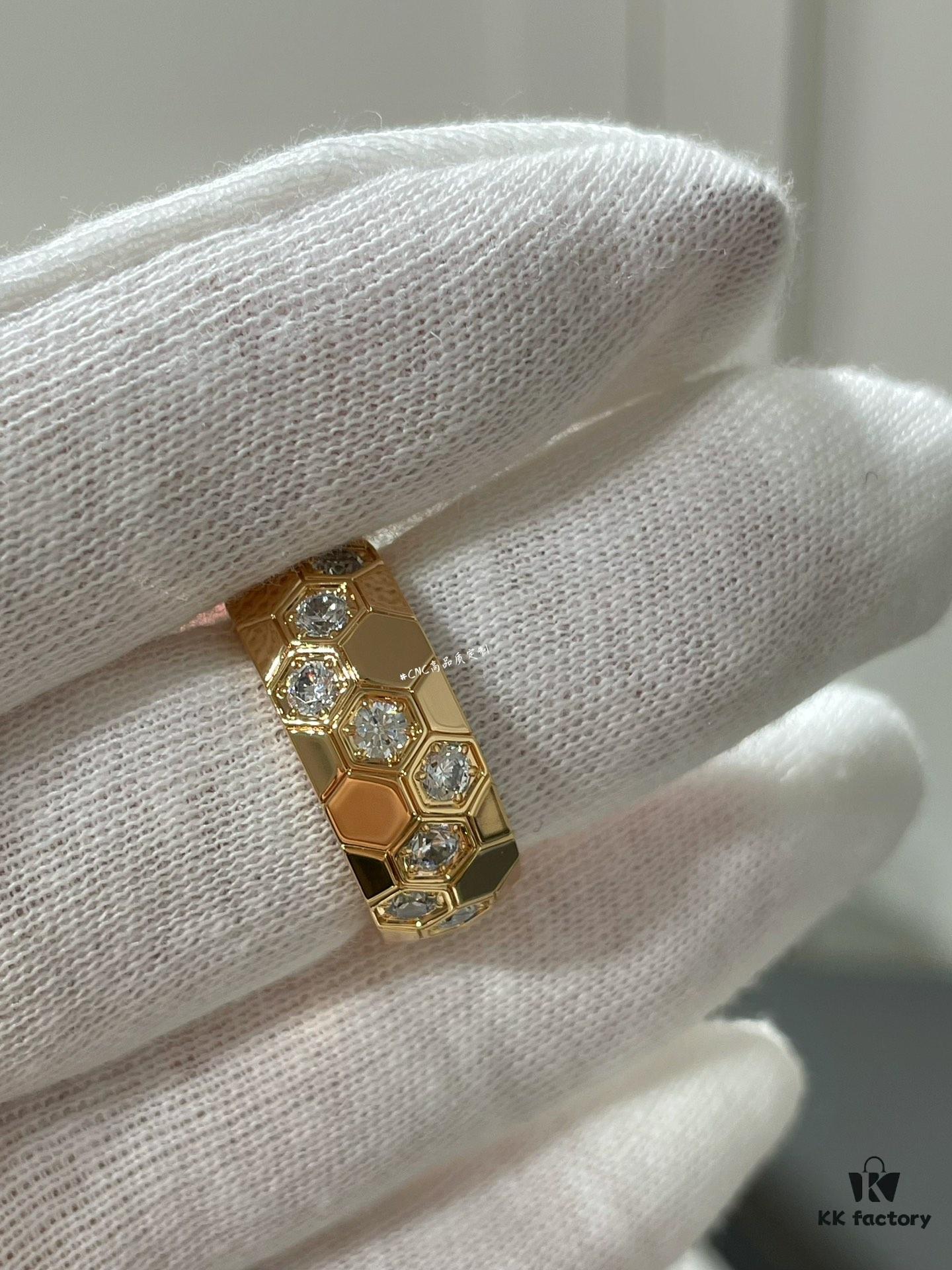 6930022999f2d84055c8ee1c Shangbee My Love New Honeycomb Ring, Boutique Design! High-End Jewelry Custom, Elegant and Full of Presence