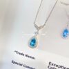 6930022f99f2d84055c8ee25 Chaumet New Arrival Parisian Elegance Teardrop Necklace with Imported Zirconia Stones