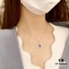 6930023899f2d84055c8ee2f Chaumet New Arrival Parisian Elegance Teardrop Necklace with Imported Zirconia Stones