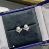 6930023b99f2d84055c8ee31 Shangmei V-Shaped Pearl Stud Earrings, Custom-Engraved for Your Love, Exquisite Micro-Pavé Craftsmanship