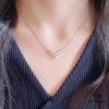 6930024d99f2d84055c8ee4f Shangmei V-Shaped Pearl Necklace, Paired with You, Engraved with Our Love, Uniquely Customized with High-End Micro-Pavé Craftsmanship