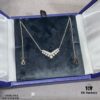 6930025299f2d84055c8ee55 Shangmei V-Shaped Pearl Necklace, Paired with You, Engraved with Our Love, Uniquely Customized with High-End Micro-Pavé Craftsmanship