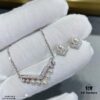 6930025699f2d84055c8ee5b Shangmei V-Shaped Pearl Necklace, Paired with You, Engraved with Our Love, Uniquely Customized with High-End Micro-Pavé Craftsmanship
