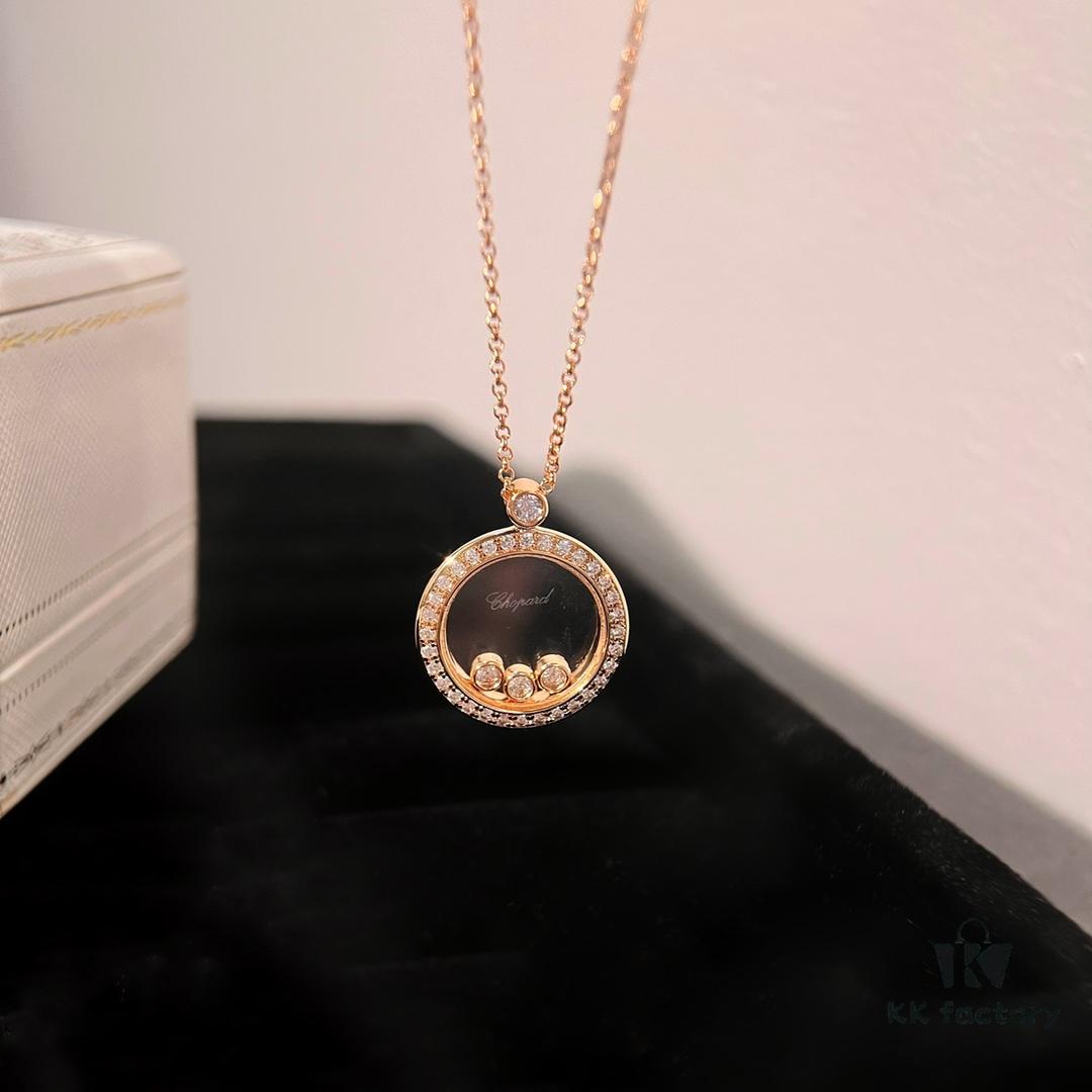 6930026499f2d84055c8ee6d Minimalist Elegance with a Touch of Girlish Charm: Chopard Happy Diamonds Luxury Pendant Necklace