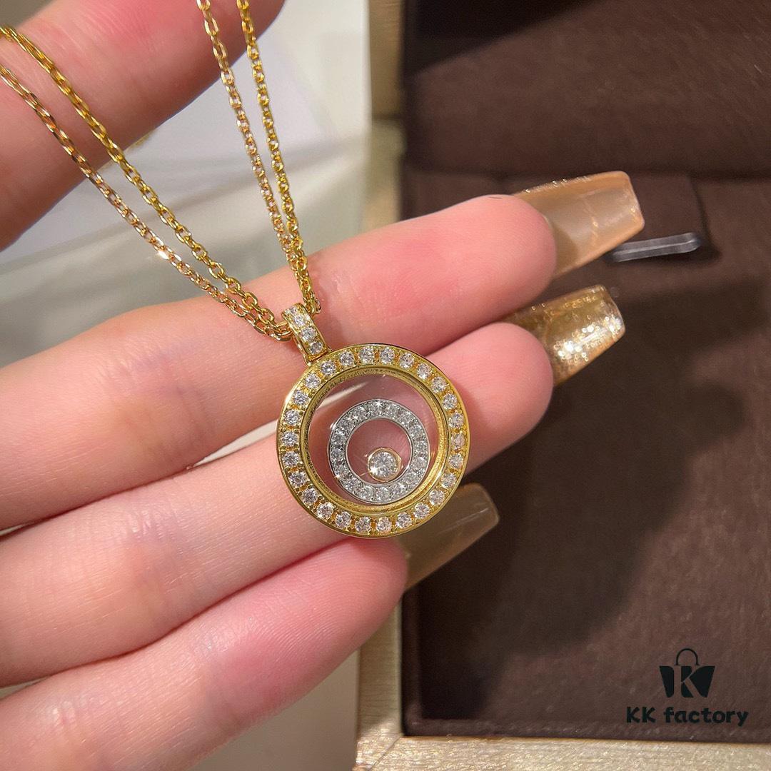 6930027699f2d84055c8ee85 Minimalist Elegance, My Favorite Girlish Necklace – Chopard Happy Diamonds High Jewelry in Champagne Gold and White Gold