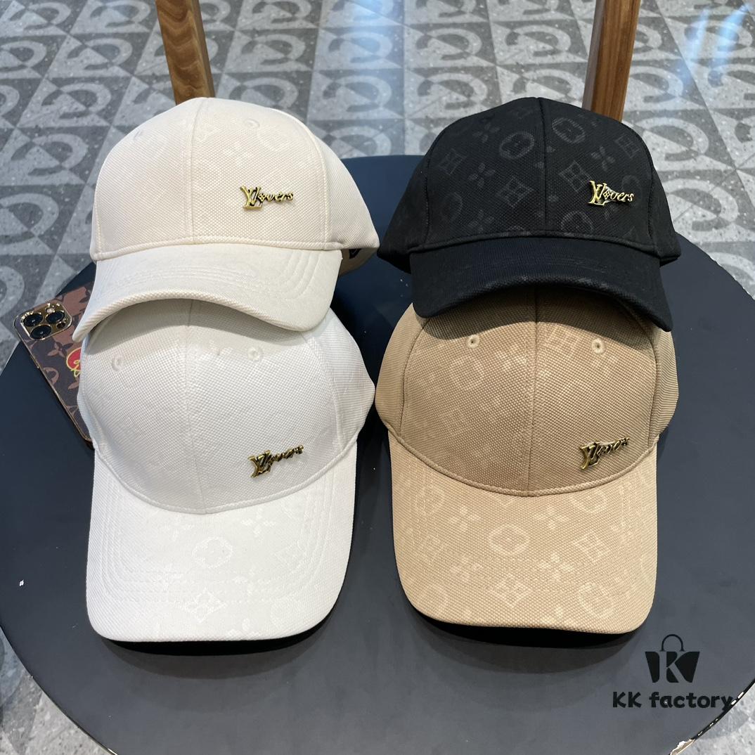 693002b312f62673a6faabfe LV (Louis Vuitton) New Original Single Baseball Cap, Embossed Cowhide, 1:1 Mold Customized, Authentic Denim Fabric, Exquisite Craftsmanship, Excellent Quality, Basic Head Circumference 56cm, Adjustable Patch