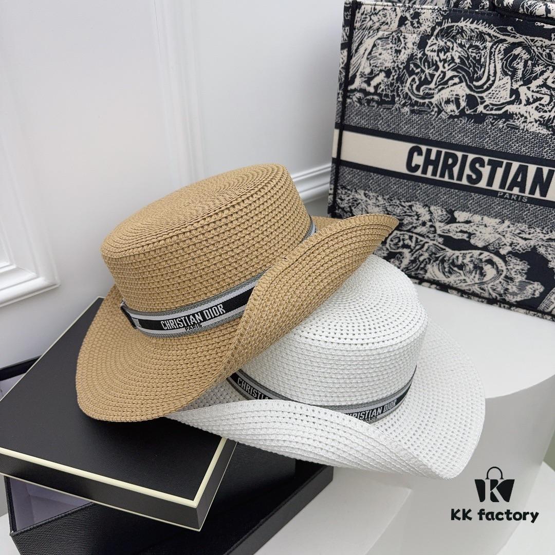 Dior - New Style Straw Flat Cap