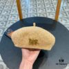 693002c112f62673a6faac1f Dior 2024 New Solid Color Women's Beret, Slimming Face Look, Lightweight and Breathable Spring Summer Pumpkin Hat, Artistic and Versatile Painter Hat