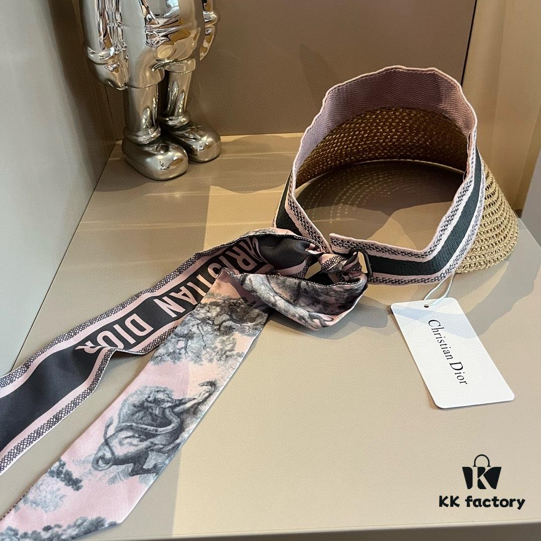 693002c312f62673a6faac23 Authentic DIOR Summer New Arrival Scarf Sun Hat, a Must-Have for Stylish Girls