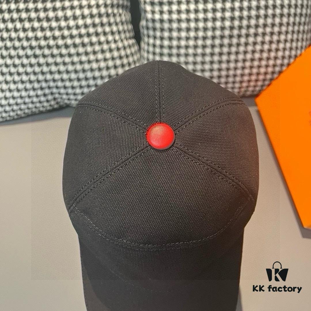 693002c712f62673a6faac2f Box and Cloth Bag Included, HERMÈS Original Design Baseball Cap, Classic H Logo, Authentic Mold Custom Made, Premium Breathable Canvas Fabric with Top Grain Leather, Original Factory Stainless Steel Adjustable Buckle, Exquisite Craftsmanship, Stylish and High Quality