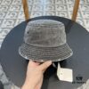 693002ce12f62673a6faac3f Hermes 2024 Fall/Winter 6cm Small Brim, Americana Vintage Washed Distressed Denim Fisherman Hat