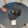 693002d112f62673a6faac43 HERMÈS Denim Baseball Cap, Classic H, Authentic Custom Molded Design, Premium Original Canvas Fabric with Top-Grade Steel Adjustable Buckle